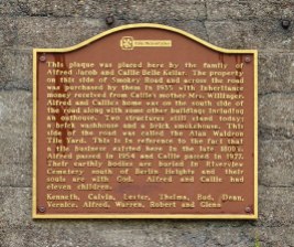 Kellar Wall plaque Erie Co MP 072018